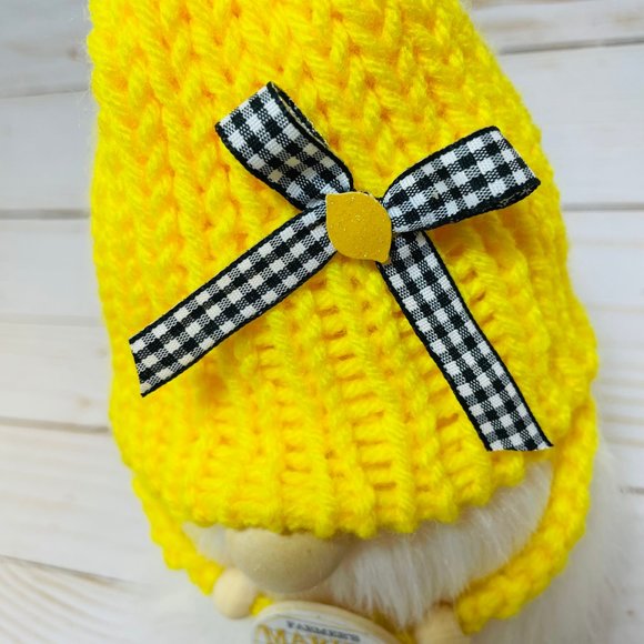 Lemon Gnome, Tiered Tray Decor, Rae Dunn Inspired Summer Display Accessory - Picture 3 of 3
